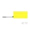 Te Connectivity Ring Terminal, 1/4 in Stud Size, 14 AWG, 600 V, Vinyl Insulated, Yellow 34824 - alternate 5